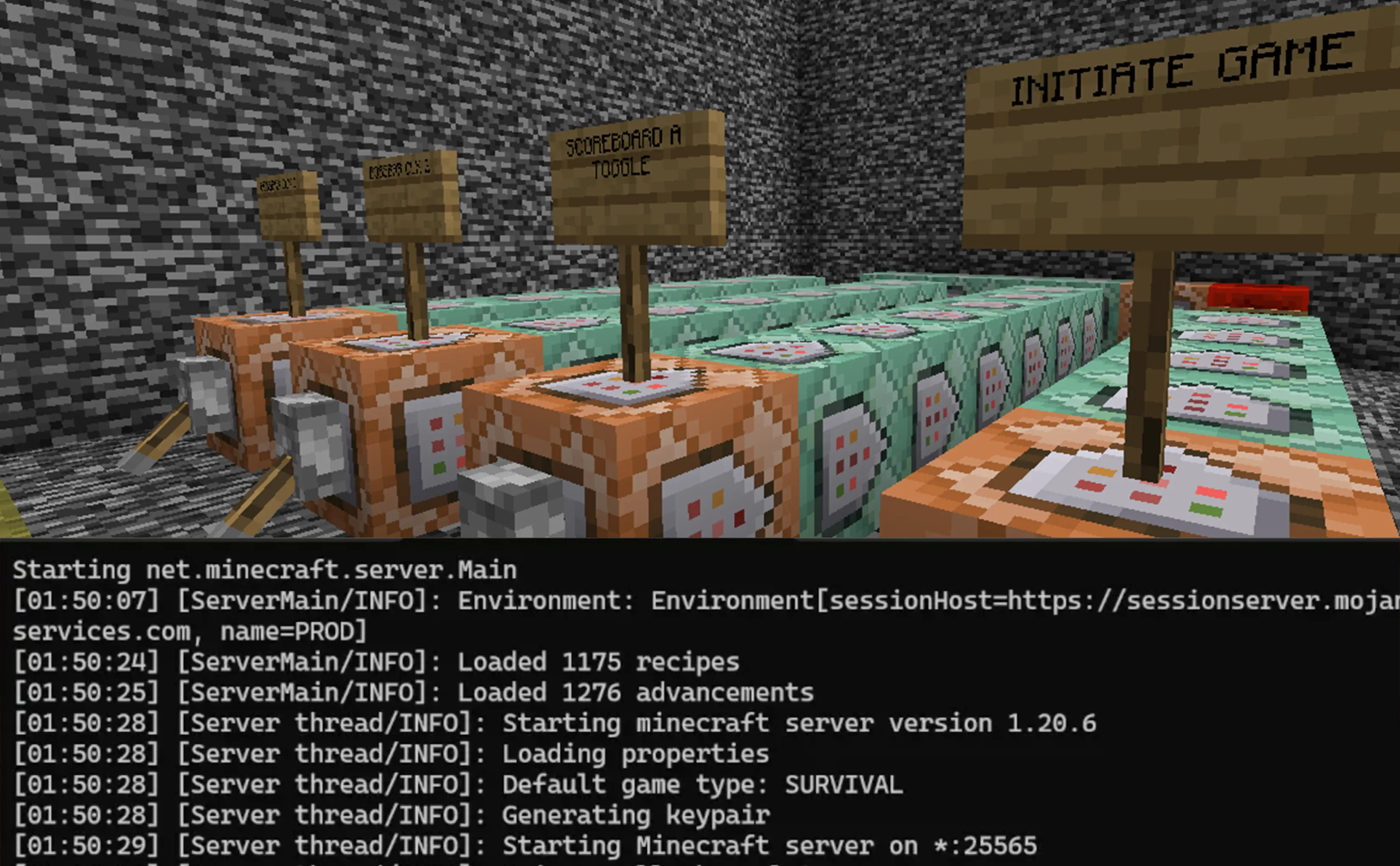 Destroyed Minecraft World